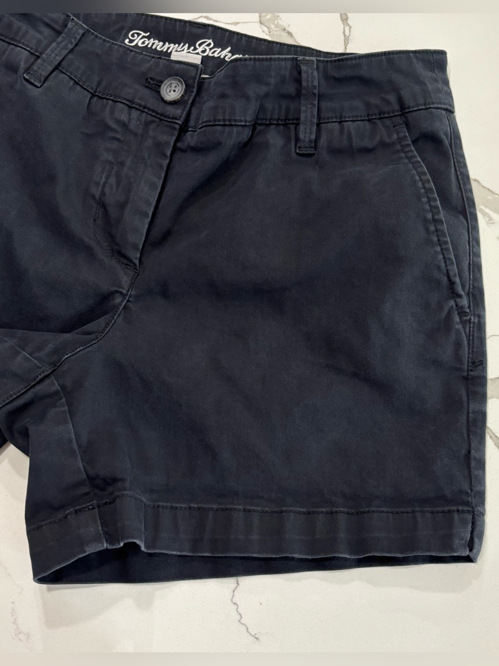 Tommy Bahama Black Soft Twill Cotton Lyocell Women's Casual Chino Shorts Size 4 - Picture 4 of 16